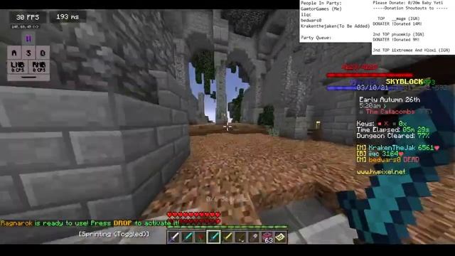 Playing F4/F5 Dungeons With Subscribers + Friends?! || Hypixel Skyblock смотреть онлайн