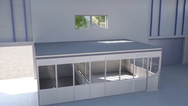 Пристройка офисного помещения внутри ангара смотреть онлайн