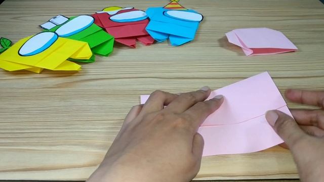 [TUTORIAL] Origami Among US || Among US Greeting Card смотреть онлайн