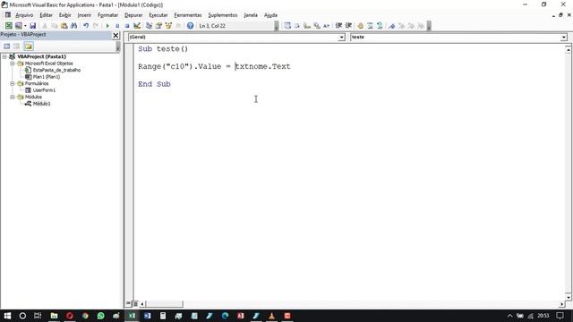 EXCEL VBA 2020 REGISTRAR VALOR DE TEXTBOX смотреть онлайн