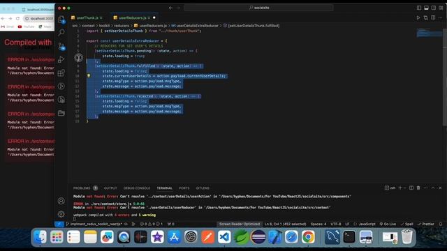 ReactJS Social-site use Redux Toolkit (2/2) - Part 20 смотреть онлайн