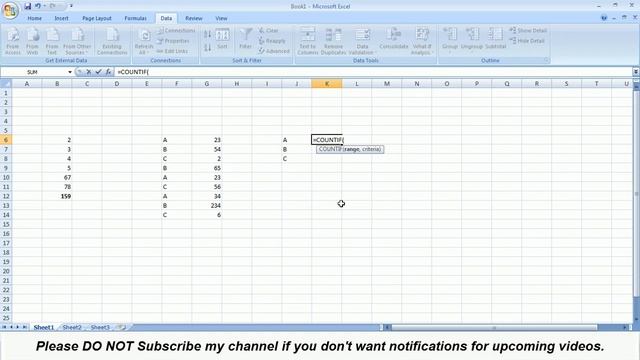 Microsoft Excel : Countifs Sumif смотреть онлайн