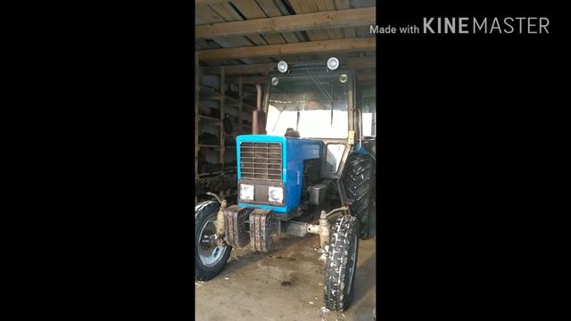 МТЗ-80.  Завели в -12°,24 вольта.