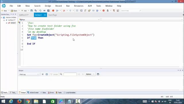 File System Object in qtp/uft -part 2 [FSO] смотреть онлайн