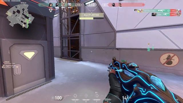 Icebox Jett super dash in-real-game (yellow box) смотреть онлайн