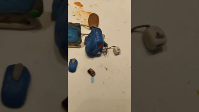 Обзор моей поделки из пластилина "Компьютер" смотреть онлайн