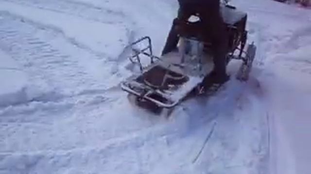 Самодельный снегоход-трансформер смотреть онлайн