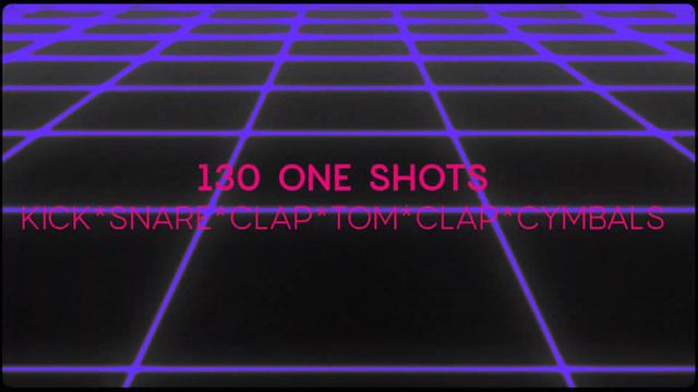 80s Synthwave Retrowave Drum Kit Samples (Sample Pack)