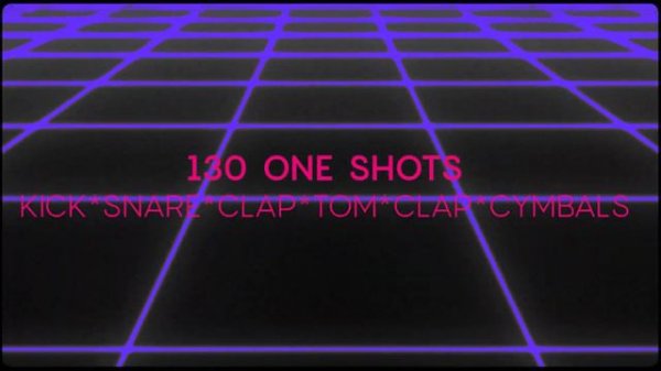 80s Synthwave Retrowave Drum Kit Samples (Sample Pack)