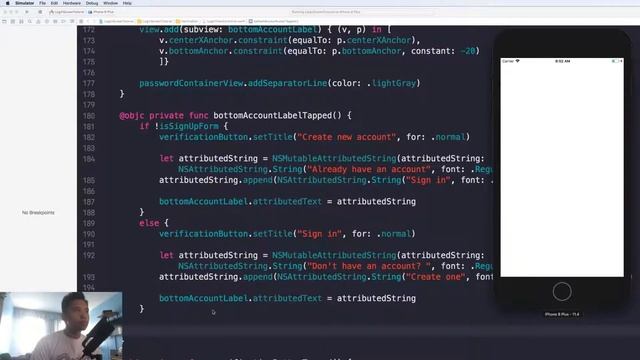 Beautiful Login Screen Tutorial w/ Firebase (SWIFT 4.2) | Part 5: Sign In & Sign Up Form смотреть онлайн