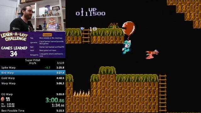 Super Pitfall - Any% - 5:27 | Learn-A-Lot Challenge Game #35 смотреть онлайн