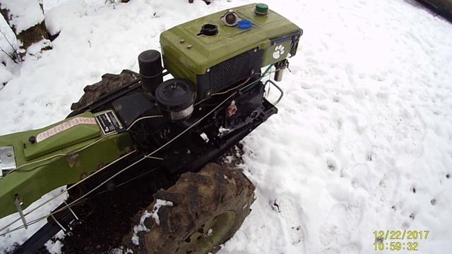 Заводим Мотоблок 1080Д Зимой смотреть онлайн