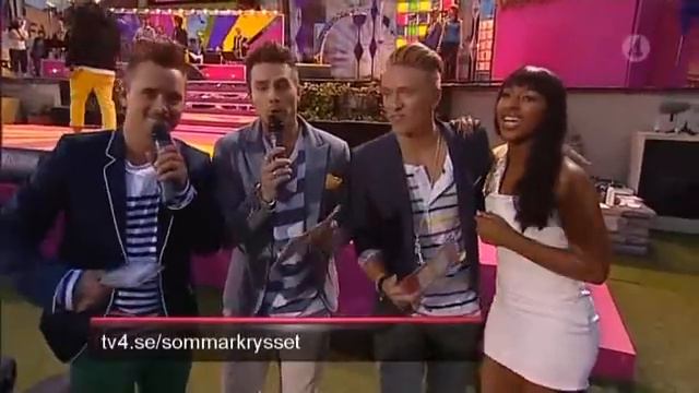 Eric Saade - One Summer (Live Sommarkrysset 2010).avi смотреть онлайн