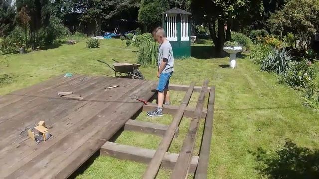 Установка каркасного бассейна на даче! смотреть онлайн