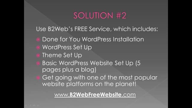 Free WordPress Installation and Theme Set Up Service смотреть онлайн