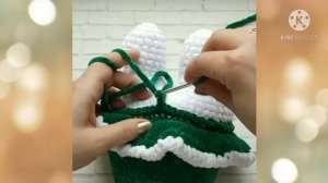 Вязание юбки от самой игрушки. Видеоурок амигуруми.