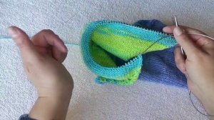 Кофта поперечным вязанием ?