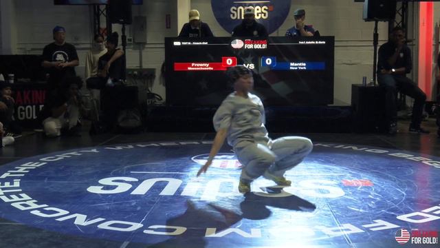 Frowny Vs Mantis - B-Girl Top 16 - Big Apple Regionals 2023 - Breaking For Gold USA смотреть онлайн
