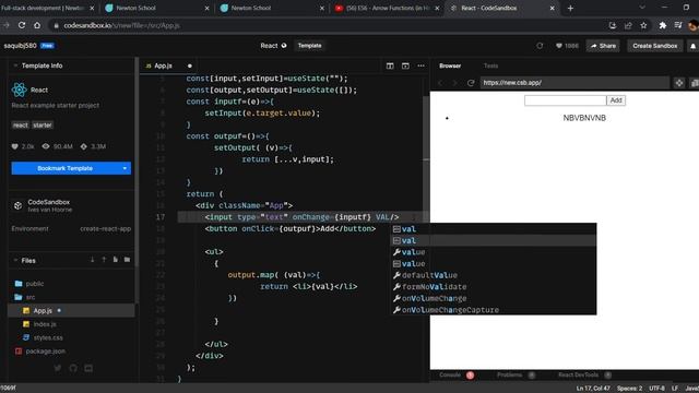 simple TODO list in react js.|| in English смотреть онлайн