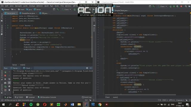 Server Multi Clients Program in Java using Socket. смотреть онлайн