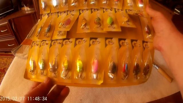 Посылка из Китая набор блёсен вертушек смотреть онлайн