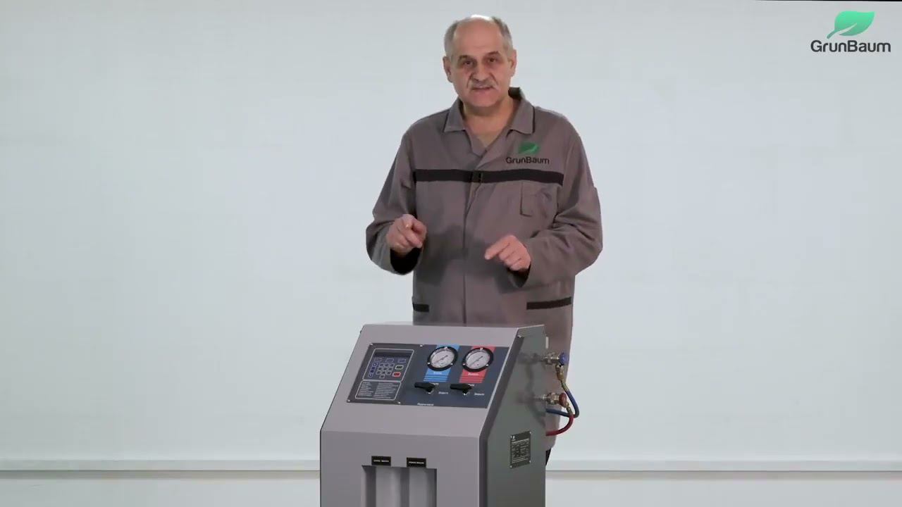 GrunBaum AC2000N Обзор установки. Лучший полуавтомат для небольших СТО смотреть онлайн