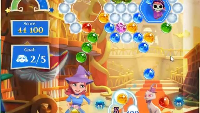Bubble Witch 2 -- Level 1824 -- NO BOOSTERS (*16 bubble start*) смотреть онлайн