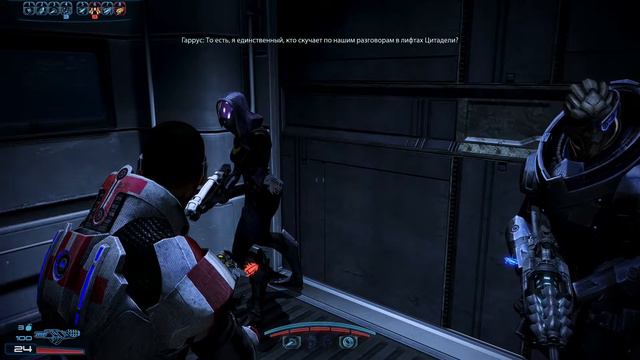 Mass effect 3: Цитадель — Никто не хочет поговорить об истории своего народа? (лифт) смотреть онлайн