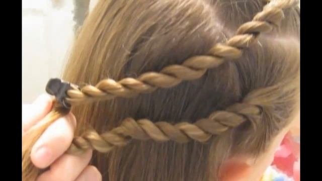 Прическа для девочки на каждый день. Детские прически. смотреть онлайн