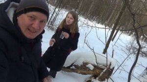 Леха Хомяков и Школьница  выпивают в Лесу , Леха Хомяков