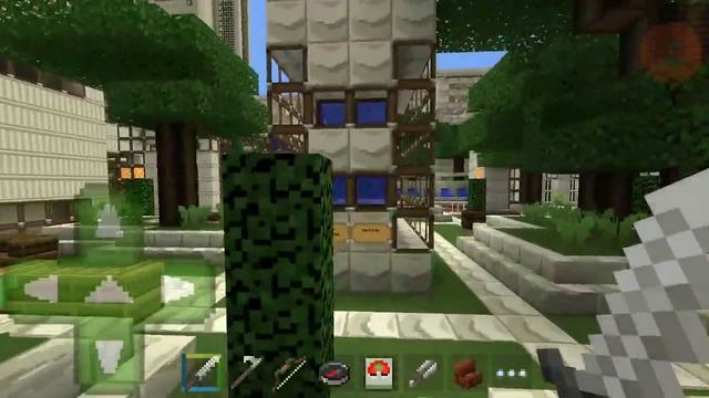 Minecraft PE Modern City Map (Big Craft) Android Gameplay смотреть онлайн