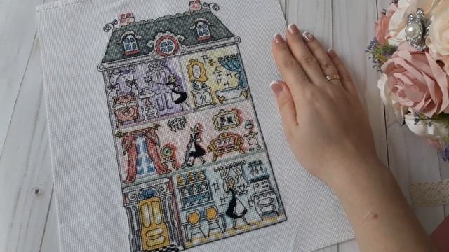 Мои неоформленные вышитые работы. Мини рулончик! смотреть онлайн