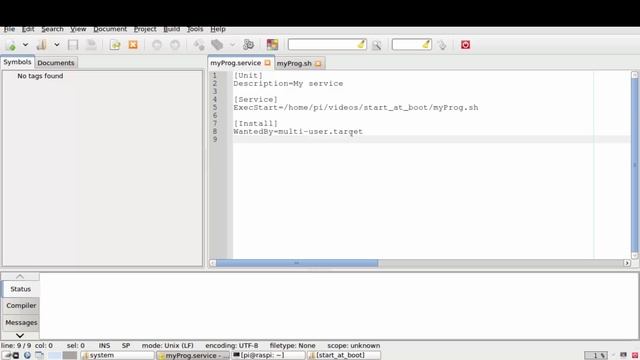Pi Tutorials: Starting a program at boot смотреть онлайн