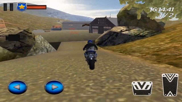 Police Moto Racing Up Hill 3D - HD Gameplay Video смотреть онлайн