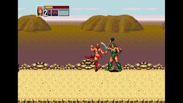 Sega Mega Drive 2 (Smd) 16-bit Golden Axe 3 Stage 1