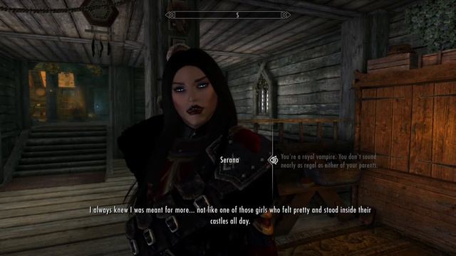 Serana Dialogue Add On: Asking Serana Why She Speaks So Casually.
