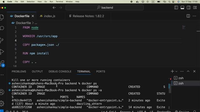 How to check Docker running/not running containers using the Terminal смотреть онлайн