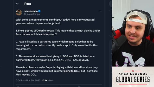 Hal on FaZe Roster Drama... Snip3down LFT?! Sweet DEBUNKS... ALGS News смотреть онлайн