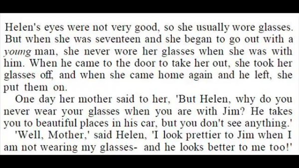 Elementary Stories for Reproduction - Story 7