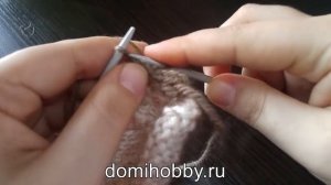 Обвязка края спицами шнуром i cord