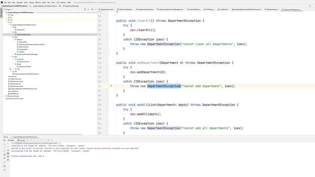 7/7 - Exception handling in Java - Graceful handling смотреть онлайн