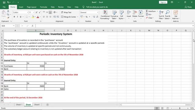 Inventory Journal Entries Example | Periodic Inventory System смотреть онлайн