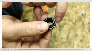 Китайский эндуро REGULMOTO ZR. Подшипник верхней опоры заднего амморта. Ремонт ( см.описание!!!)