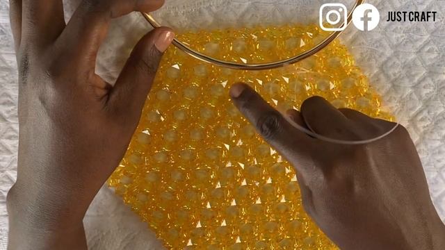 HOW TO MAKE A BEADED BAG // BEADED BAG TUTORIAL // Мастер-класс: Сумка из акриловых бусин 8мм смотреть онлайн