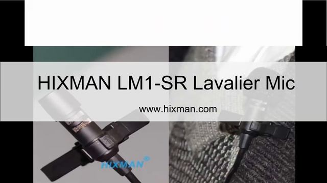HIXMAN LM1 SR Uni Directional Lavalier Lapel Microphone For SENNHEISER Wireless Bodypack Transmitte смотреть онлайн