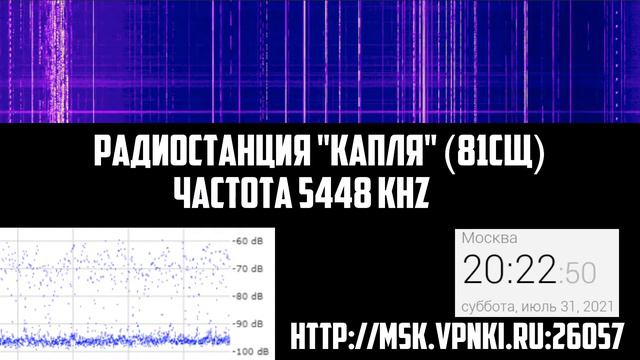 Капля/Колос (Радиостанция, 5448/3756 кГц) Стрим смотреть онлайн