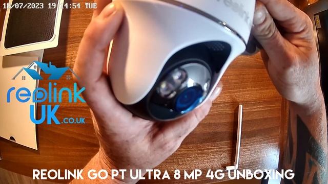 Unboxing The New Reolink Go Pt Ultra 4G 8MP 4K SECURITY CAMERA With Spotlights & Colour Night Visio