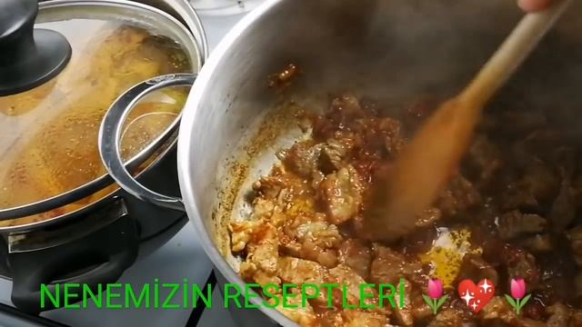 ƏTLİ PERLOVALI PLOV. ETLİ BULQURLU PLOV. МЯСНОЙ ПЕРЛОВЫЙ ПЛОВ ОЧЕНЬ ВКУСНЫЙ???