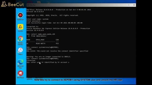 Oracle Database XE 18c installation and JSP connection via JDCB running on Apache Tomcat 10 смотреть онлайн