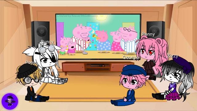 |Gacha Club| ? Piggy characters react to Piggy Memes - Peppa and Roblox Piggy Funny Animation смотреть онлайн